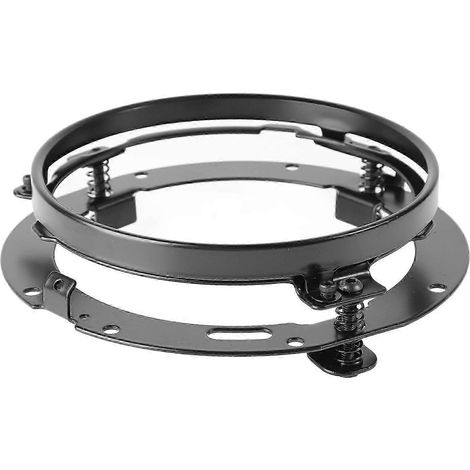 Support de phare en aluminium de 7 pouces avec anneau de fixation à ressort amortisseur, compatible avec les phares de moto SO WHBYV (1/4)