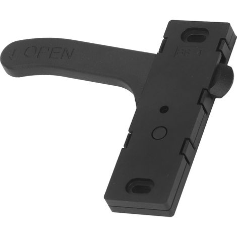 Verrou de porte moustiquaire main droite, poignée en alliage de zinc pour camping-car et caravane, kit de loquet avec fenêtre (1/5)