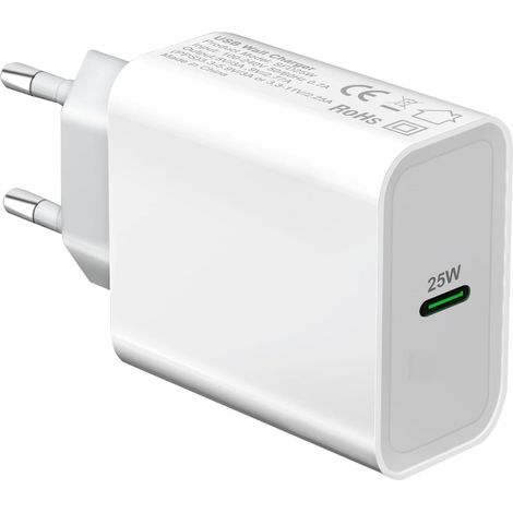 25W Chargeur Prise USB C Rapide pour Samsung A17 5G A26 A16 A14 A25 A23 A15 (1/5)
