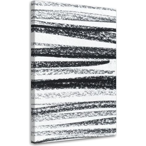 Wandbild Horizontale Linien-Abstraktion 60x90 cm (1/5)