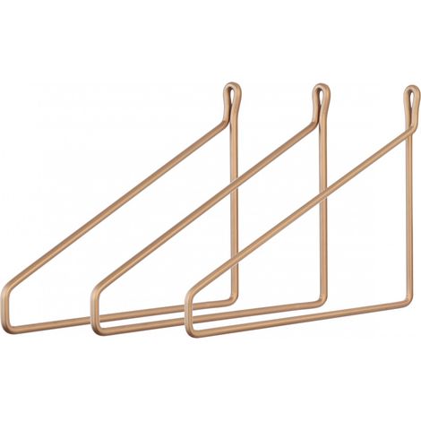 3 Equerres Vintage Acier Métallisé pour Tablette (1/5)