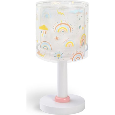 Lampe de chevet ou de table enfant Rainbow arc-en-ciel, 41191, G4 - LED 4 W - Ampoule incluse, Rose (1/5)