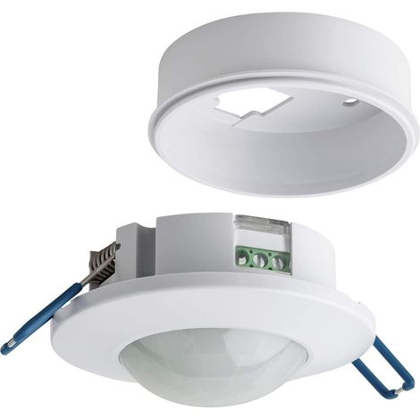 Détecteur de Mouvement Intérieur, Montage Encastré et en Saillie au Plafond, programmable, Capteur Infrarouge, 8m / 360°, LED adapté, Max. 1200W/ 600W (1/5)