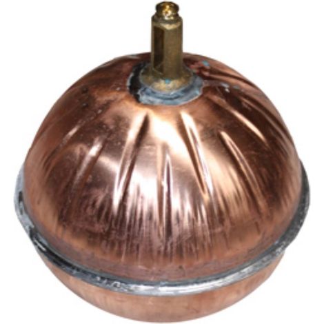 BOULE EN CUIVRE Ø120 POUR FLOTTEUR 1''-1''1/4 RENSON
