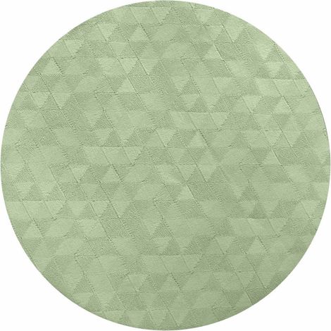 Set de Table Rond "Delta" 38cm Vert Sauge (1/4)