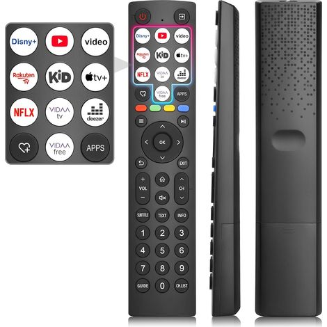 pour Hisense-TV-Telecommande, Télécommande Universelle pour Hisense 4K TV (1/5)