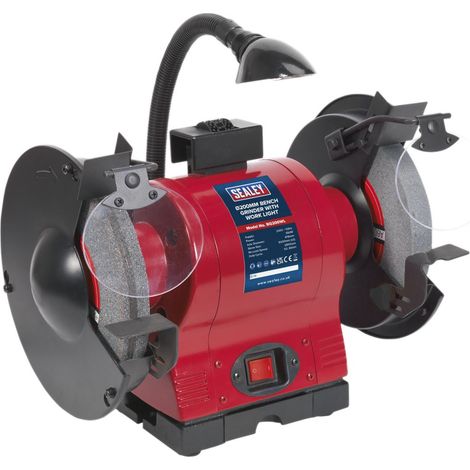 Sealey 200mm Bench Grinder with Worklight 550W/230V BG200WL