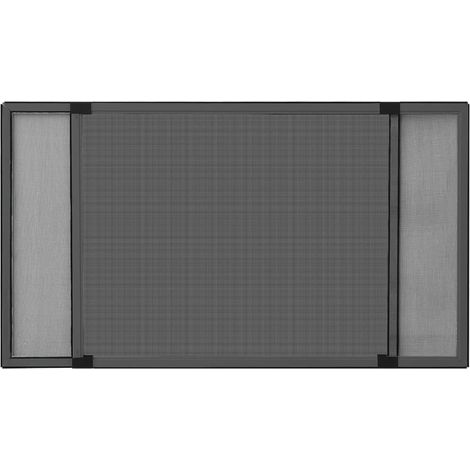 Moustiquaire extensible pour fenêtres Anthracite (100-193)x75cm