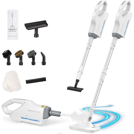 Nettoyeur Vapeur Haute Température – Électrique Mains Libres – Pour Sols, Carrelage, Parquet – Sans Produits Chimiques (1/4)