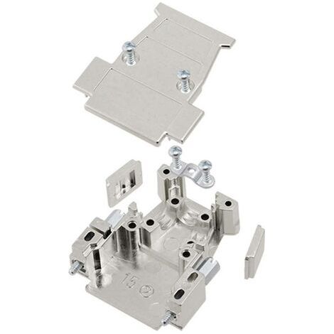 encitech D3PK15-M-SJS-K 1260-0105-02 Capot SUB-D Nombre de pôles: 15 plastique, métallisé métal 1 pc(s) C621461 (1/2)