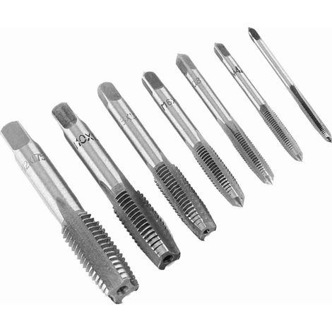 tarauds métriques en acier M3, M4, M5, M6, M8, M10, M12 (1/5)