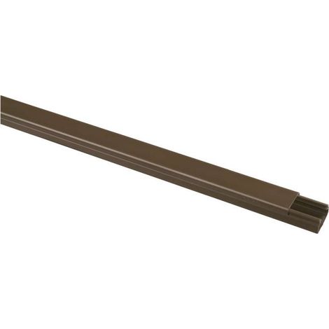 poly pool - 2 m canale portacavo 20 mm x 15 mm marrone