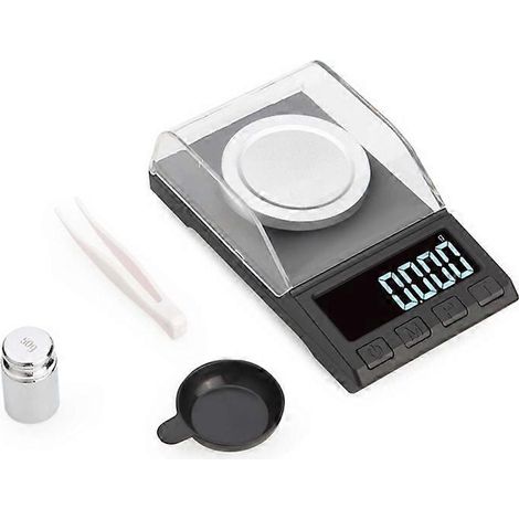 Balance de poche numérique électronique avec 8 unités de mesure (g/tl/dwt/gn/ozt/oz/ct/mg), mini balance de poche LCD avec étalonnage M0XC