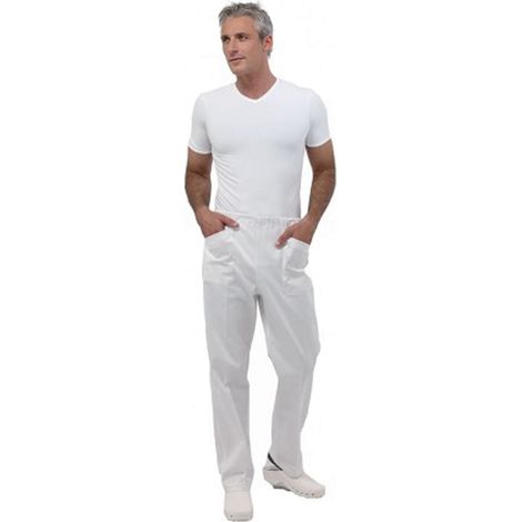 Pantalón unisex Siggi Step One blanco art. 01PA0210/02-0014 - 50 (EU) - Blanco