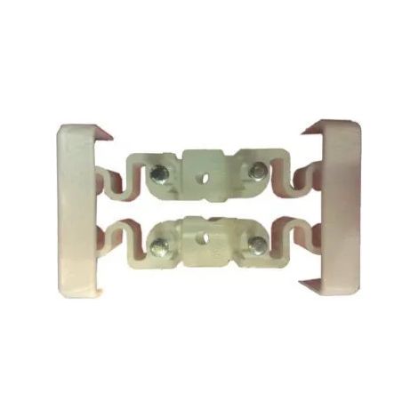 Jeu de 2 obturateurs pour moulure 32x12.5 mm