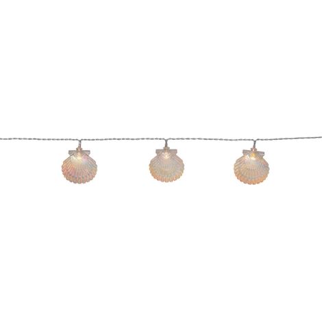 Star LED-Party-Kette 'Nacy', 10-TLG, transp. Muscheln, (1/3)