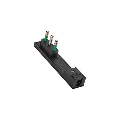 SPINA CLOCK A SQUADRA ITALIANA 2 POLI + TERRA- - nera 16A 80091 - 3 pezzi FANTON