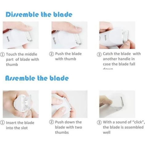 Tondeuse à cheveux silencieuse pour enfants - Sans fil - Rechargeable par USB - Étanche -3 peignes (avec sac de rangement) (1/4)