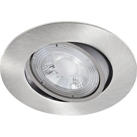 Foco empotrado aric MI 6 níquel 5.5W luz cálida