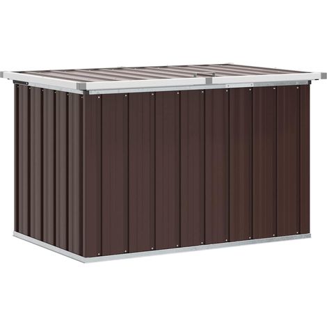 Maison Exclusive - Baule da giardino marrone 109x67x65 cm (1/5)