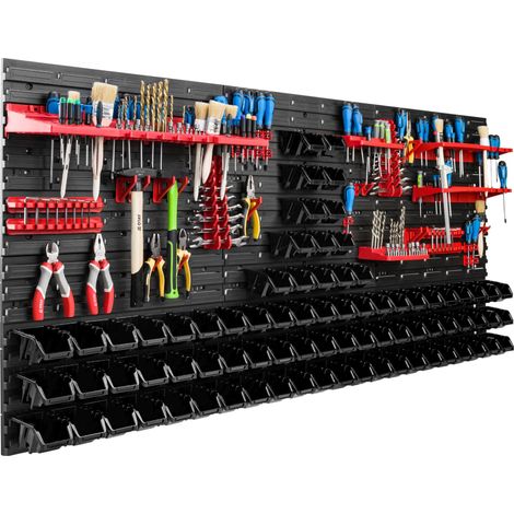 Pannello portautensili 172x78 cm, scaffale per officina/garage (1/5)