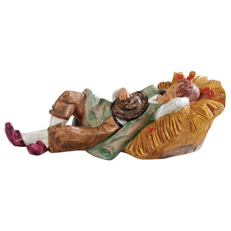 PASTORELLO ADDORMENTATO 19CM IN RESINA (F14)