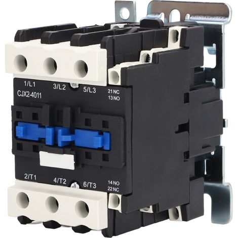 Contacteur AC 40A 380V, alliage argent, sensibilité élevée, ignifuge, distribution électrique (1/5)