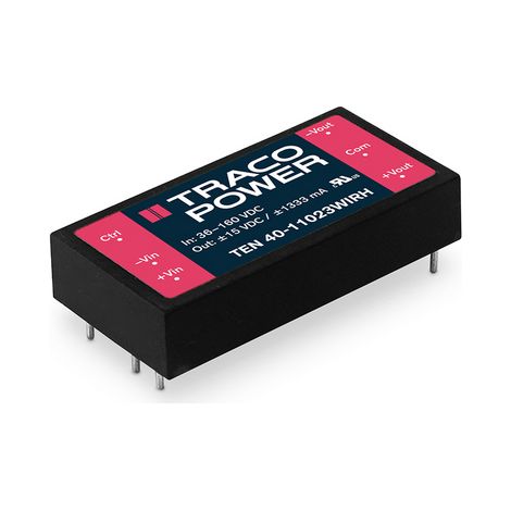 Convertidor dc/dc Tracopower ten 40-11015wirh 40 W 36-160 V