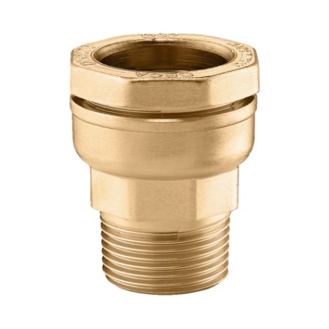 861634 DECA - Raccordo maschio, in ottone Ø 34 x 1" M CALEFFI (1/2)