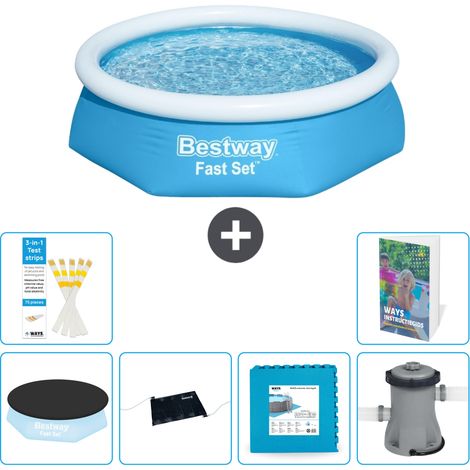 Bestway Piscina Bestway Fast Set Rotonda - 244x61 cm - 7-pezzi  S99