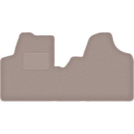Alfombrillas de terciopelo para furgoneta Citroën Jumpy II (2007-2016) beige (1/5)