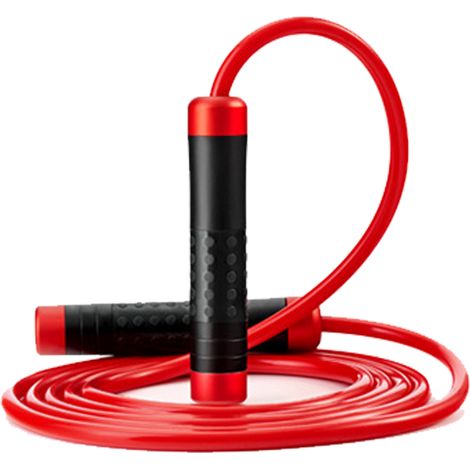 Corde à Sauter Poids - 1,2 kg - Poignées en Aluminium avec Roulement à Billes - Réglable en Longueur - Pour Entraînement Cardio et Renforcement Musculaire - 1 Pièce (1/5)
