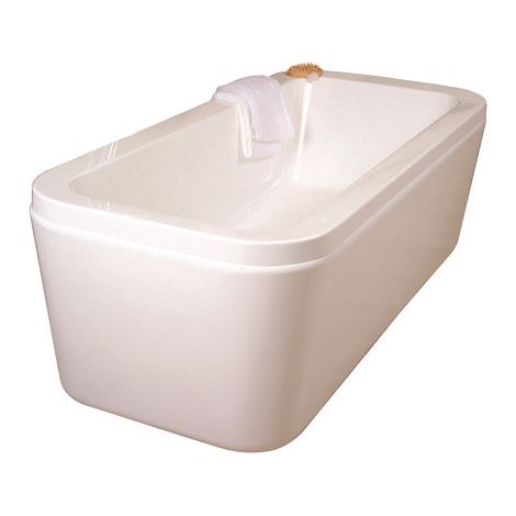ONDEE - Bañera BATZ - Bañera isla 170x80cm - Acrílico reforzado 3,2mm - Blanco