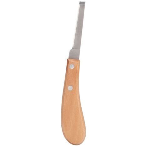 Carbon Steel Hoof Knife Straight Blade Shape Livestock Horse Trimming Tool (Right Hand) (1/5)