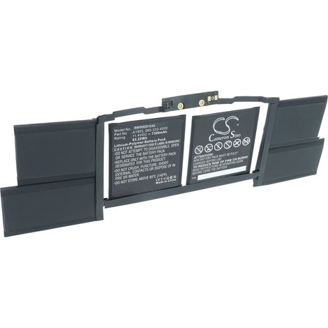 vhbw Akku kompatibel mit Apple Macbook Pro Core I9 2.4G 15 inch Touch 2019, Core I9 2.9G 15" Touch 2018 Vega Notebook (7300 mAh, 11,4 V, Li-Polymer) (1/5)