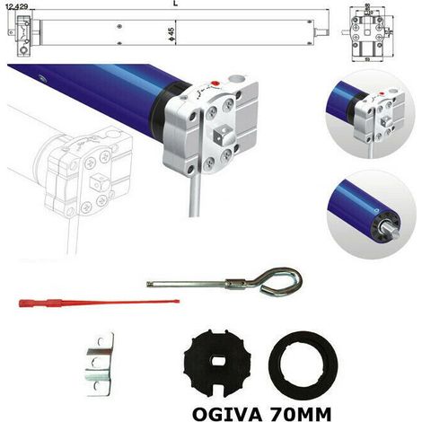 Motore Tende Da Sole 100kg 50nm Manovra Emergenza Attuatore Motorizzazione
