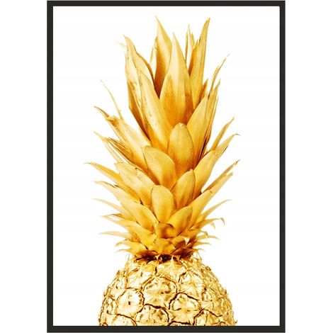 Bild, Poster im Rahmen 73x53 cm Ananas P510 (1/4)