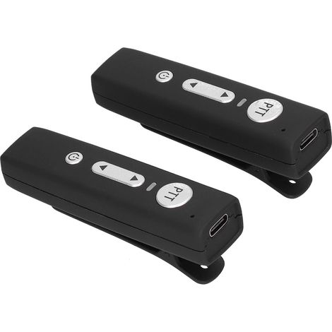 Mini talkie-walkie Bluetooth A01 avec oreillette, léger, sans fil 5.0, microphone intégré, prise standard européenne, 100-240V. (1/5)
