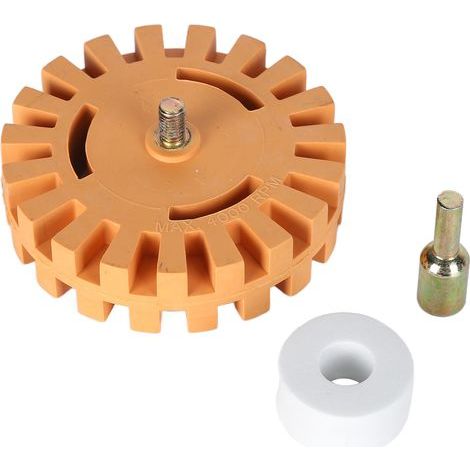 Ortviai Rouleau Gomme Pneumatique 10 cm pour Retrait Adhésifs Auto, Vinyles et Décalcomanies – Élastique & Résistant