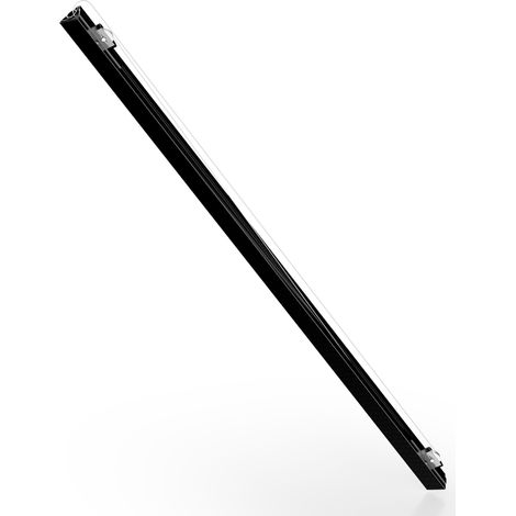 Wiltec Verlängerung 140 cm für XXL Plattenheber bis max. 68 kg, Montagehilfe für Trockenbau, Rigipsplatten Paneelheber mit 3 Rädern, schwarz