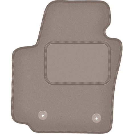 Fahrermatte aus Velours für: Seat Altea Minivan (2004–08.2008), beige