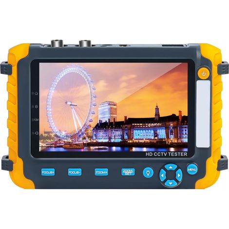 Testeur de vidéosurveillance prenant en charge la caméra IP Moniteur IV8W AHD TVI CVI CVBS, Testeur De Vidéosurveillance Avec Outil De Test UTP Et Entrée VGA, Moniteur De Caméra Portable Alimenté Par (1/5)