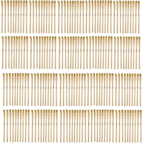 200 cuillères à matcha en bambou, services à thé, cuillères à poudre de matcha, outils pour la cérémonie du thé japonaise, outils de mesure du matcha (1/5)