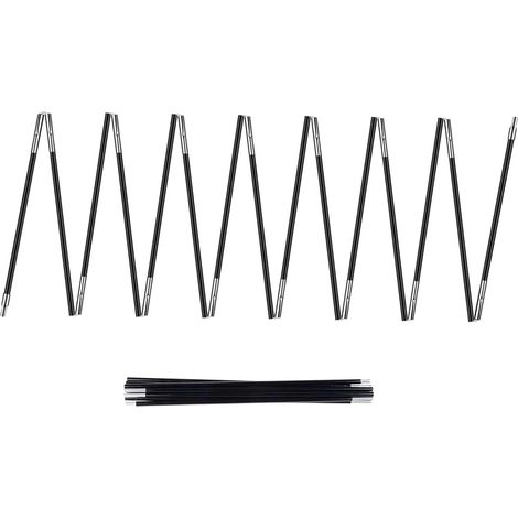 Lot de 2 arceaux de tente de 4 m (13,1 pi) et de 8 mm de diamètre – Remplacement pour tente enfant et support pour bâche de camping. (1/5)