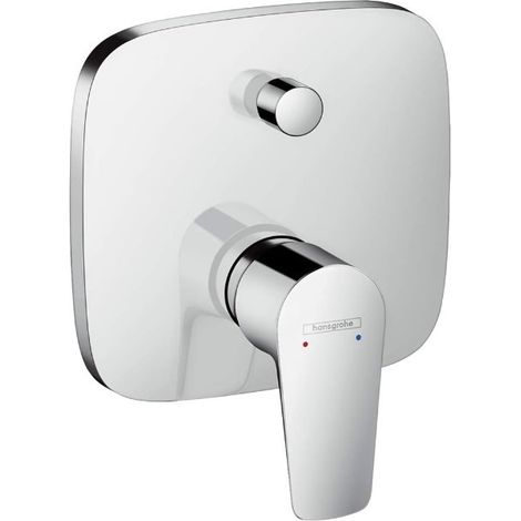Einhand-Badewannen-/Brausebatterie aus verchromtem Metall - Hansgrohe Talis - Con parte interna incasso (1/2)