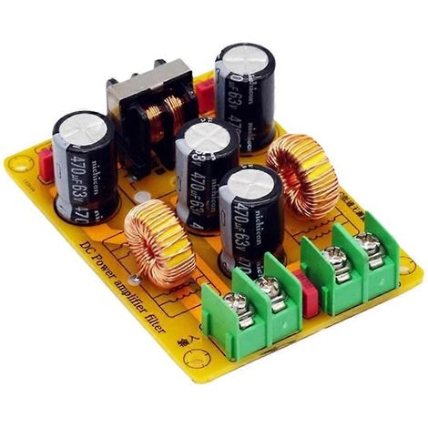LC-EMI-Tiefpassfilterplatine für Schaltnetzteile, HiFi-Hochfrequenzfilter, Restwelligkeitsfilter für 2-A-Verstärker (1/5)