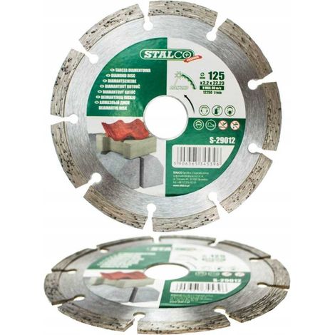 Lama diamantata segmentata STALCO 125x2,2x22,23 mm S-29012