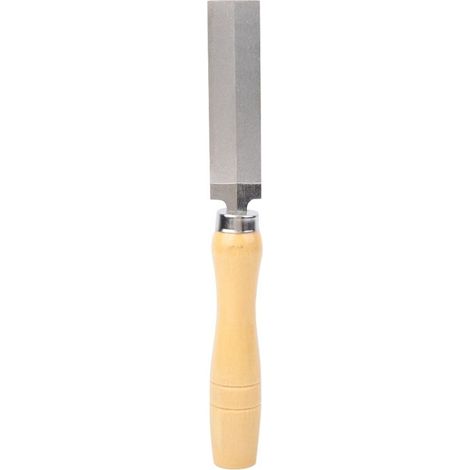 Lime rhombique diamantée avec manche en bois, meulage du métal et du verre, outil de jardinage pour le travail du bois (3 pouces) (1/5)
