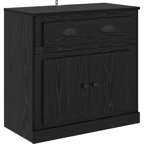 Maison Exclusive - Alacena Roble Negro 70 x 35,5 x 67,5 cm Madera