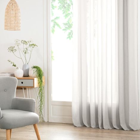 Rideau Voilage "Ana" 140x240cm Blanc